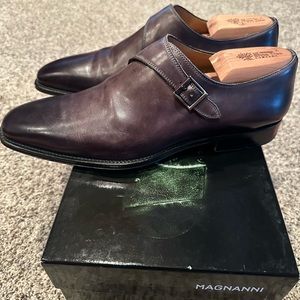 Men’s Magnanni Monk Strap Dress Shoes.